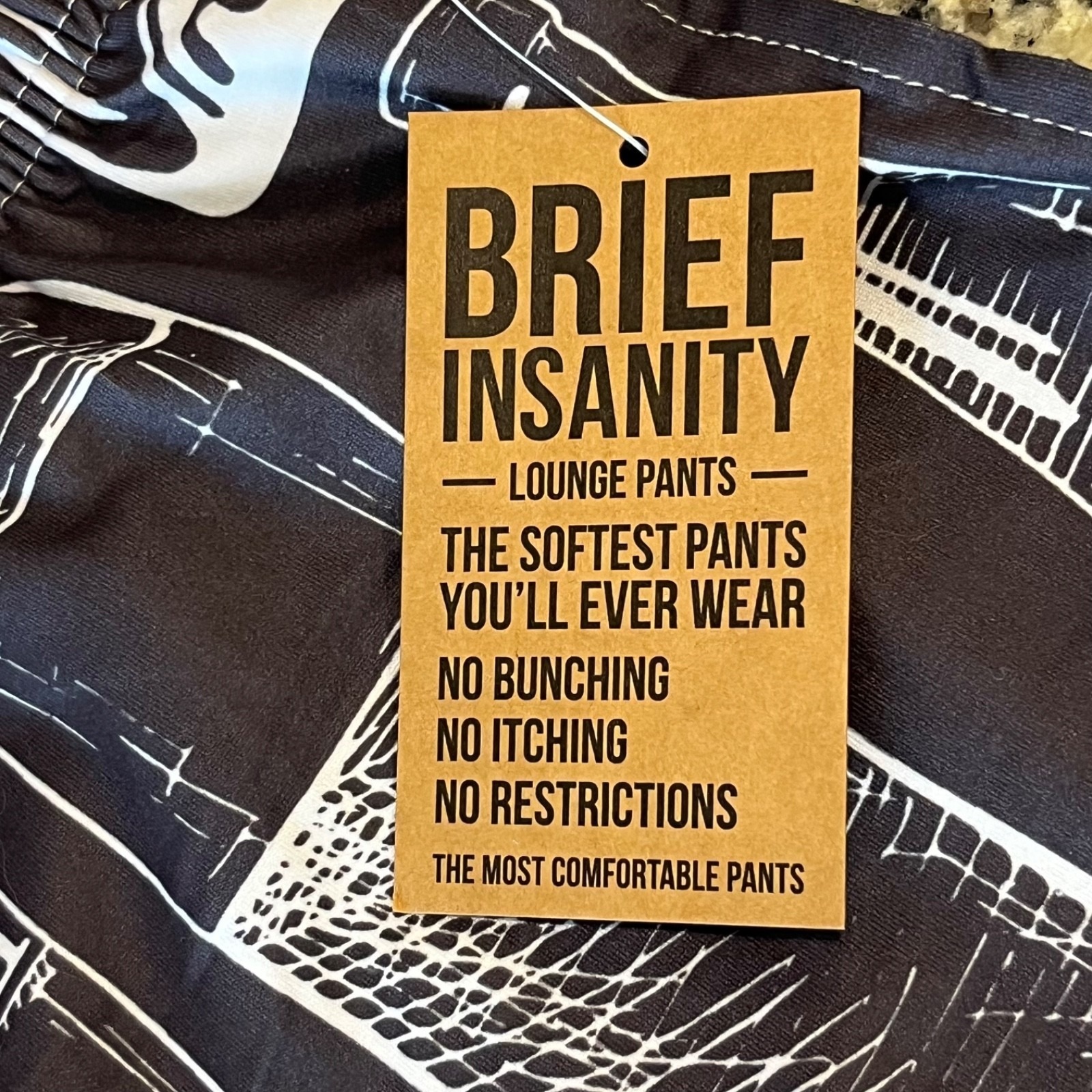Nwt Brief Insanity Lounge Pants Womens Small Time For Wine Sleep — image 4 of 8